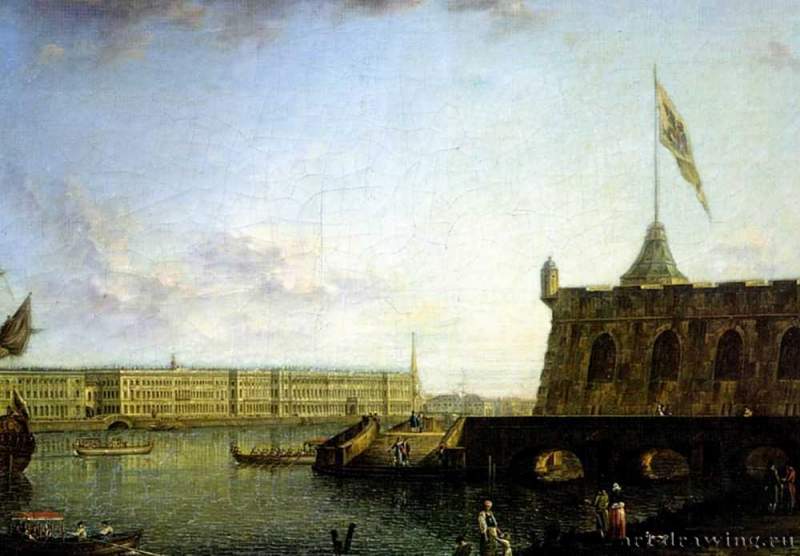 Вид Петропавловской крепости и дворцовой набережной. 1799 - View Peter and Paul Fortress and the Palace Embankment. 1799
71,5 х 109 смХолст, маслоАкадемизмРоссияСанкт-Петербург. Государственный Русский музей